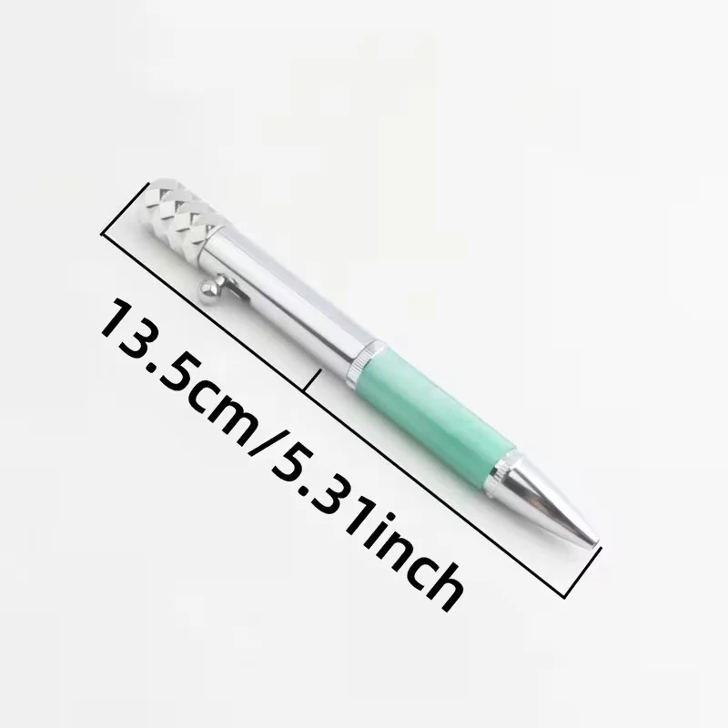 1 Piece Personalized Custom Name and Date Ballpoint Pen, Creative Stress-Relief Rotating Ballpoint Pen with Press Mechanism, Business Ballpoint Pen with Customizable Logo, High-Quality Acrylic Smoke-Colored Pen Body, Gift Pen, Pen for Students to Practice Calligraphy, Writes Smoothly Without Any Hindrance, Comfortable to Hold