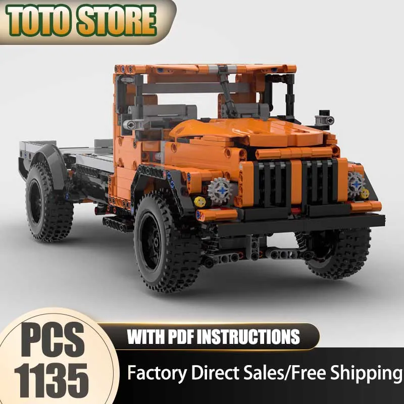 

Конструктор Urban Car Model Moc: Модель грузовика F-150, технологичные блоки, набор для самостоятельной сборки, праздничный подарочный набор игрушек