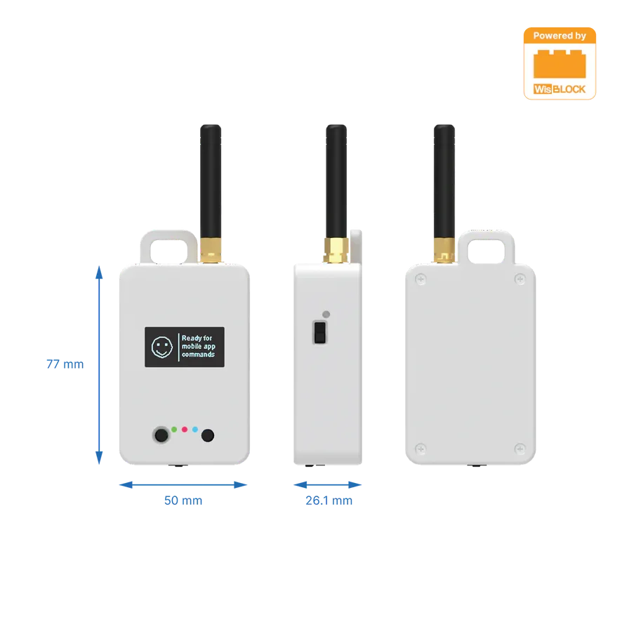 LOPTIMIZER Field Tester for LoRaWAN® by Pilot Things (Powered by WisBlock)