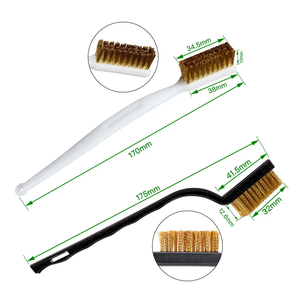 3D Printer Cleaner Tool Copper Wire Brush Toothbrush Nozzle Cleaning Needle 3D Printer Parts Cleaning Tool Wrench Kit