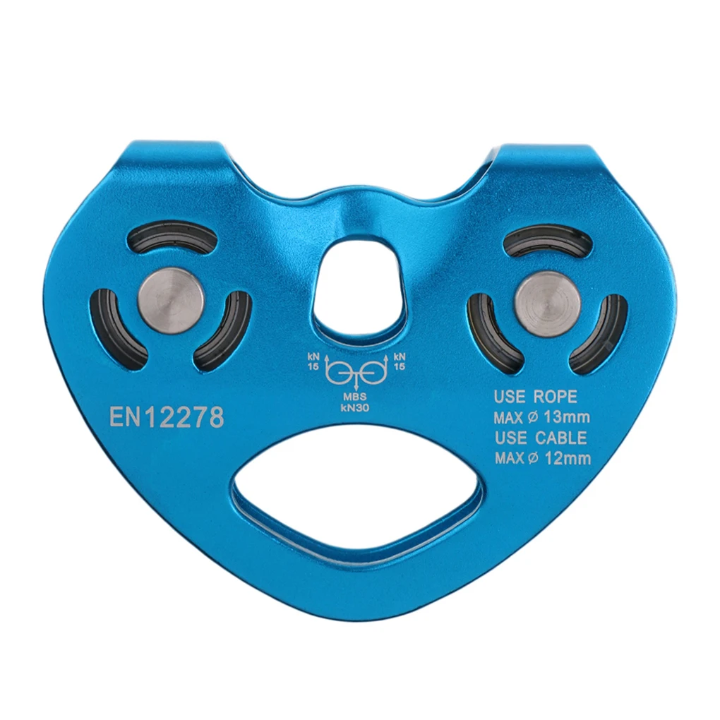 Rock Climbing Zip Line Cable Pulley Double Speed Pulleys Outdoor Accessories