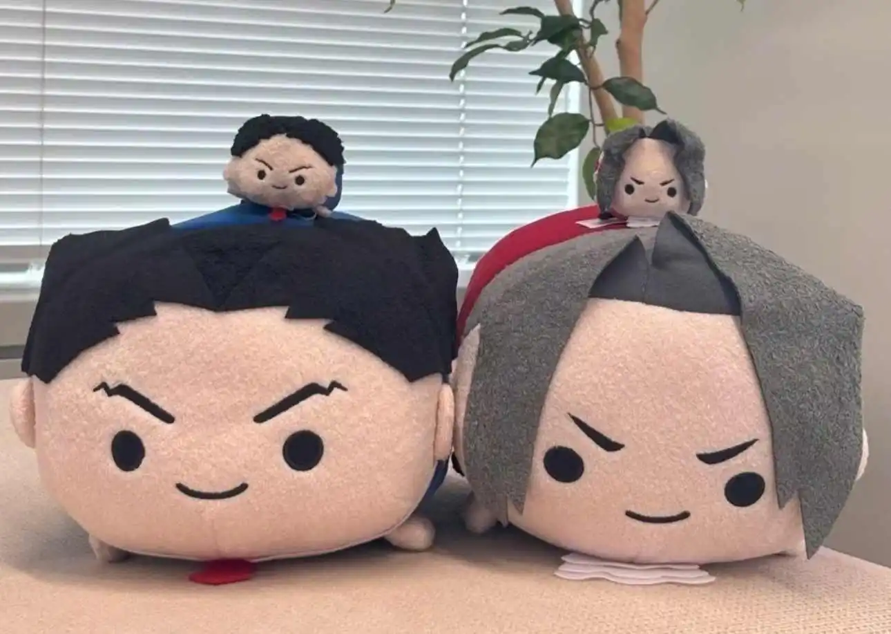 

Ace Attorney Miles Edgeworth Phoenix Wright Rayfa Nahyuta Фигурка Идол Мягкая подушка Аниме Плюшевая кукла Косплей Игрушки Подарок