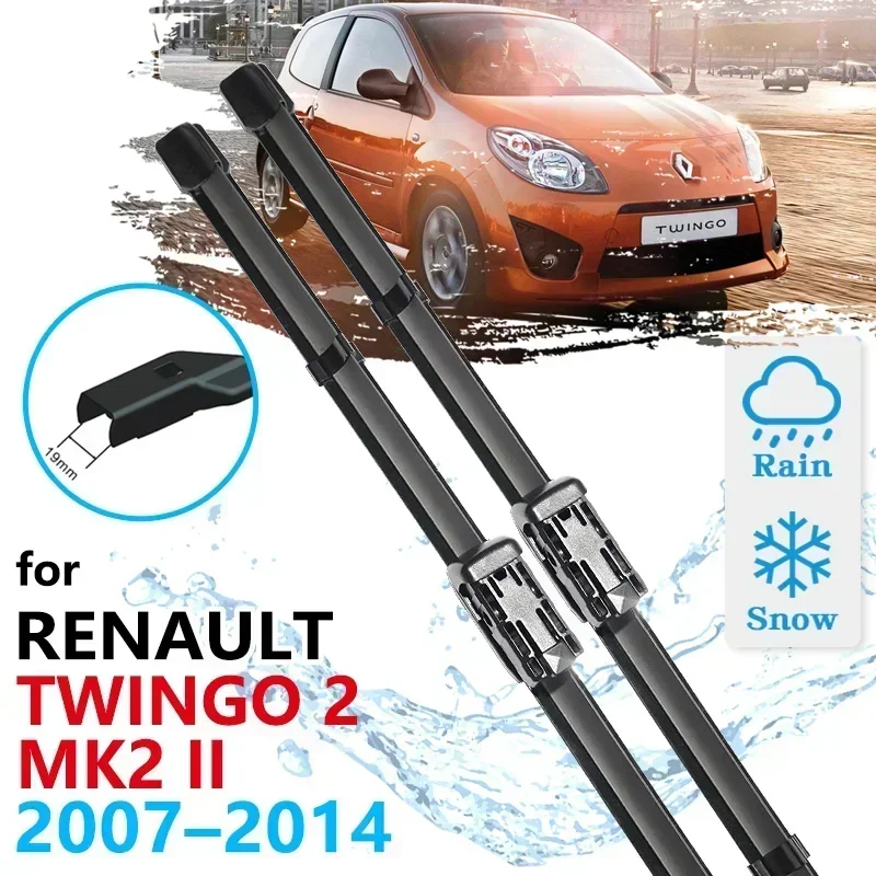 For Renault Twingo 2 MK2 II 2007 2008 2009 2010 2011 2012 2013 2014 Windscreen Windshield Car Accessories Car Front Wiper Blade