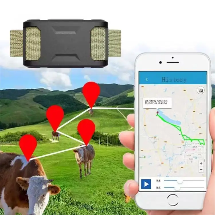 20000 MA long-distance positioning tracking device geofencing anti-lost sheep cattle GPS locator cattle animal GPS tracker