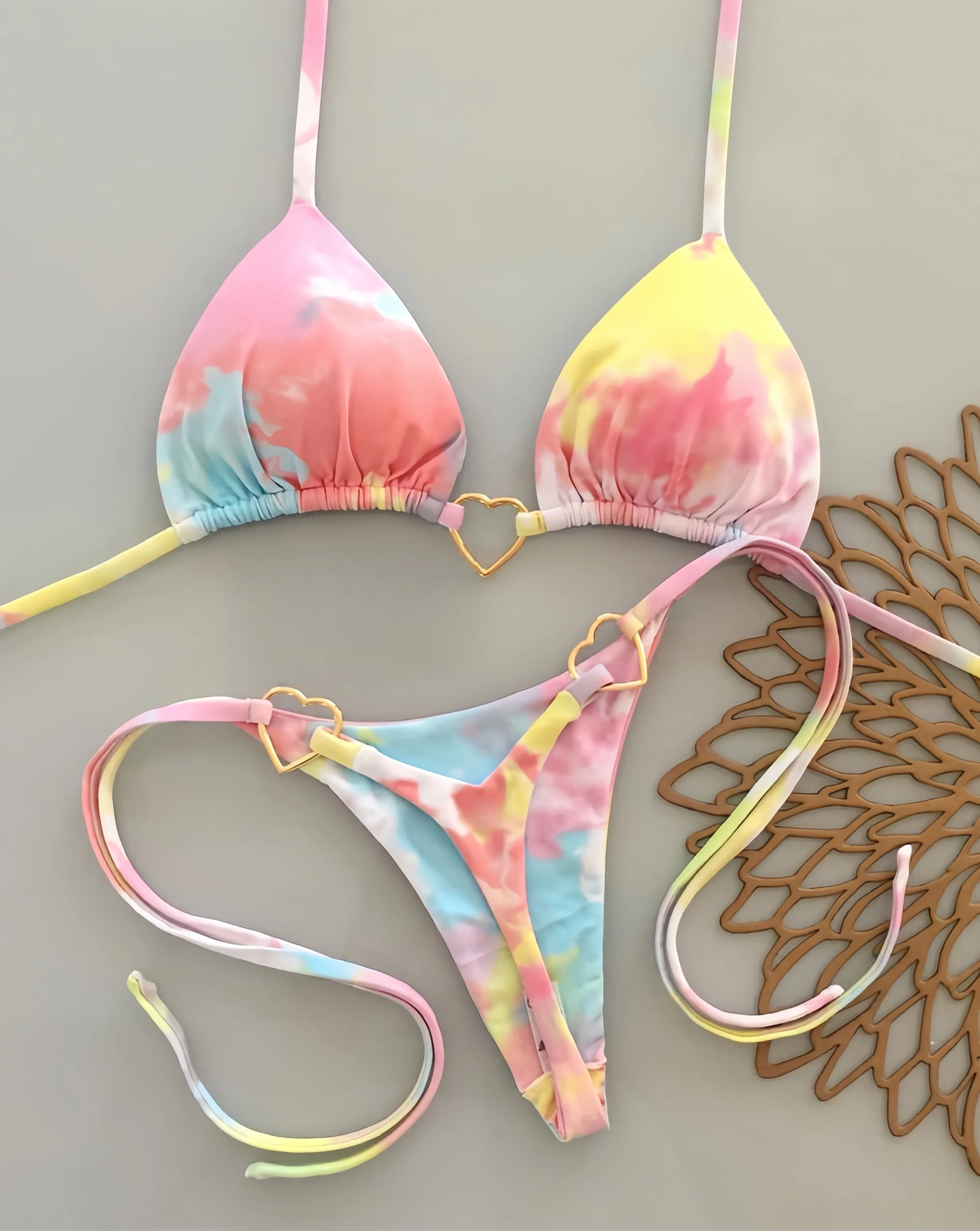 

Микро-бикини 2026: сексуальный женский купальник пуш-ап, бразильский комплект бикини с принтом, стринги, летняя пляжная одежда