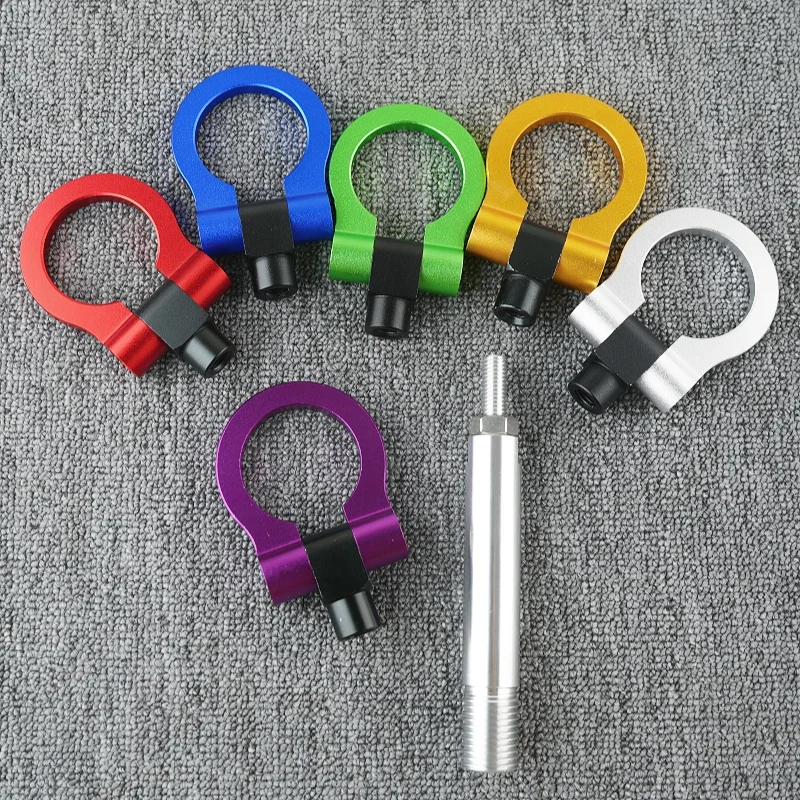 Car Accessories Fit for Kia Models Aluminum Alloy Tow Hook Dedicated Fit Durable Rust-Proof Enhance Towing Safety
