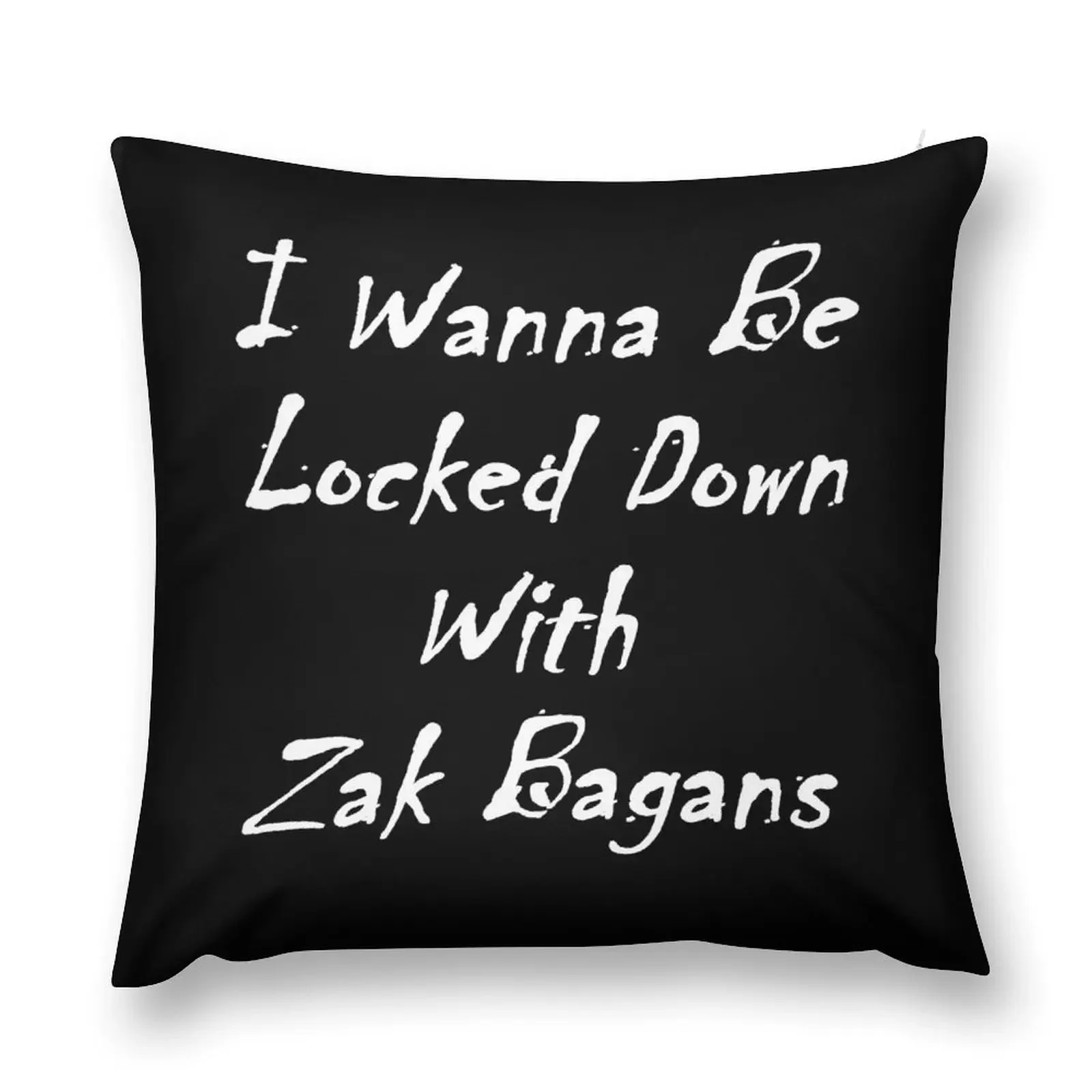 I Wanna Be Locked Down With Zak Bagans Throw Pillow Cushion Cover Set autumn decoration Cushion Covers For Living Room pillow