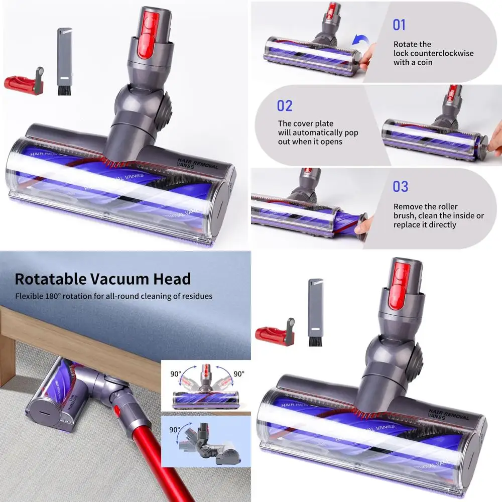 

Универсальная быстросъемная насадка для пылесосов серии V, идеально подходит для твердых полов и ковров