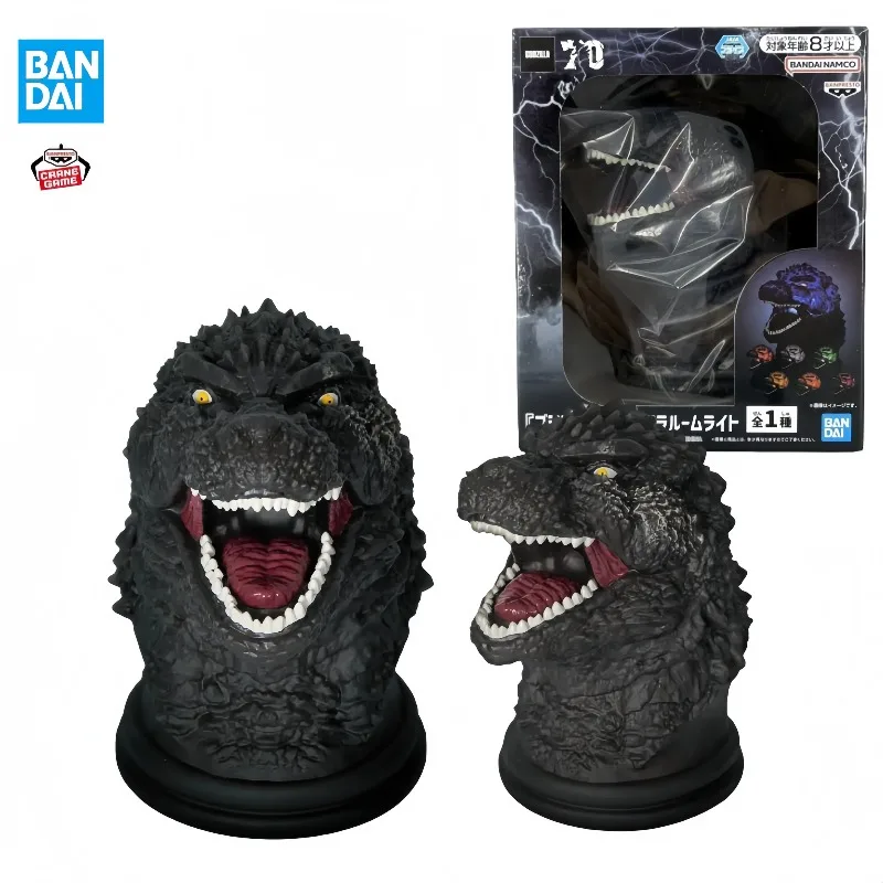 

【В наличии】 Оригинальная фигурка Годзиллы BANDAI с подсветкой, цветная лампа, светильник для комнаты, аниме-фигурка, игрушка, подарок на праздник