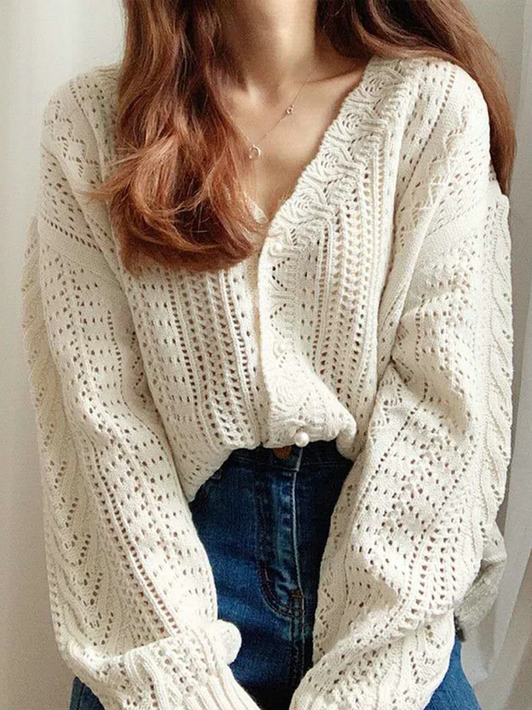 

Новая мода однобортный кардиган свитер женский осенне-зимний женский свитер с длинными рукавами пальто элегантная зимняя одежда