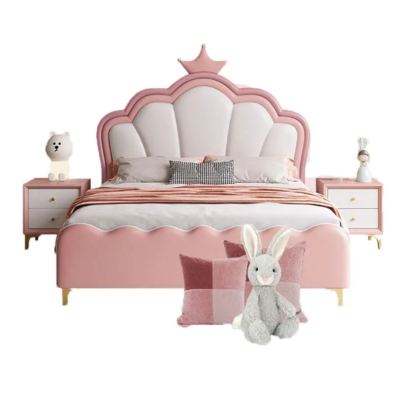 

Modern simple girl small apartment storage bed