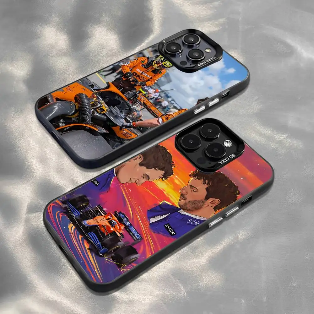 

F1 Formula 1 G-Lando Norris Phone Case For IPhone 16 15 Plus 14 13 12mini 11Pro Max Candy Matte Shockproof Back Cover