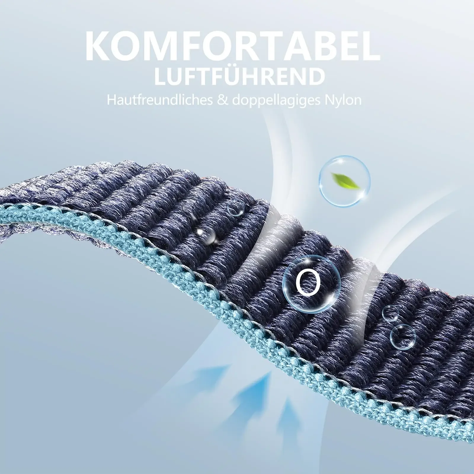 Nylon Strap for Apple Watch 10 42mm 46mm Ultra 2 49mm Breathable Replacement Wristband for IWatch 9 8 7 6 5 4 3SE 45mm 44mm 41mm