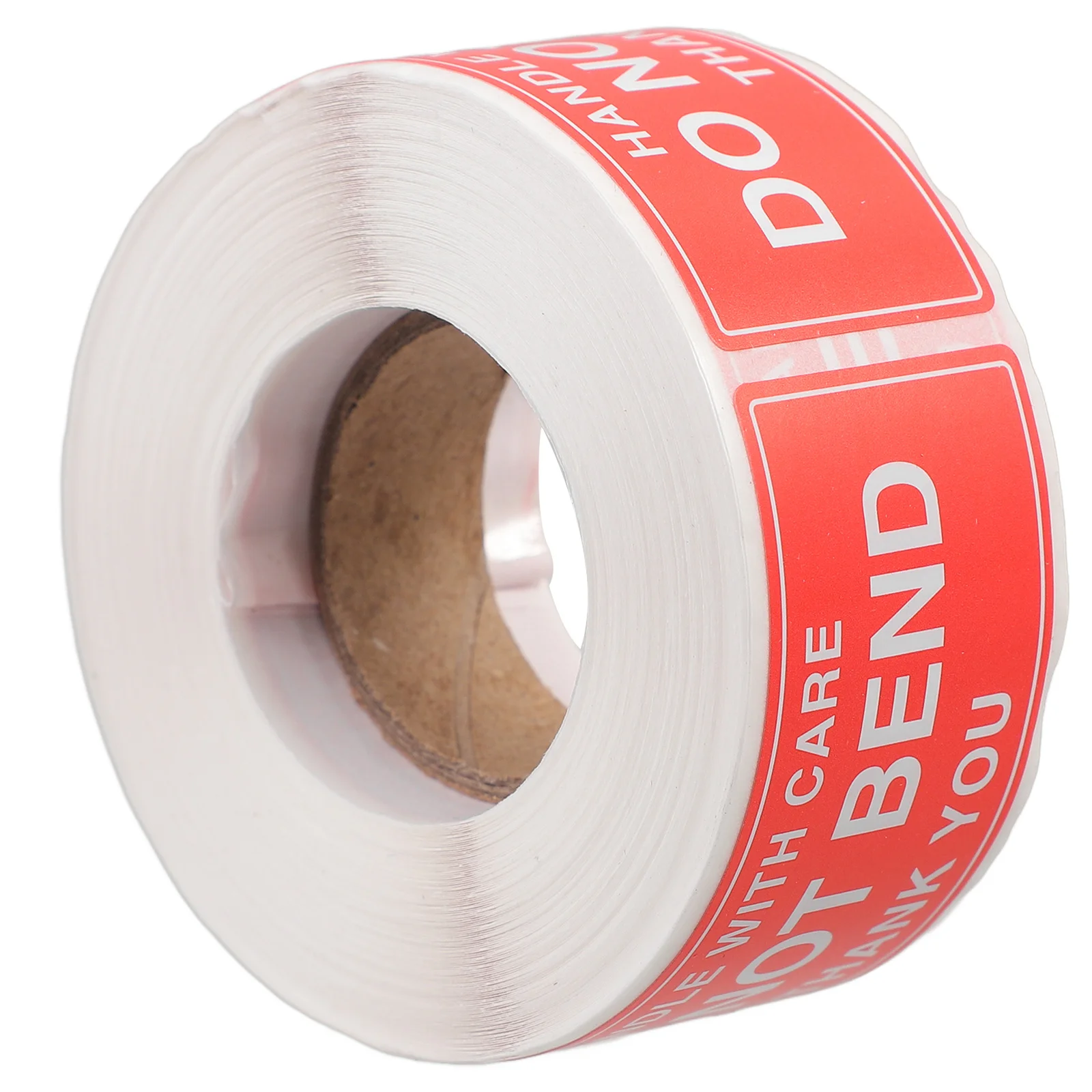 Shipping Warning Sticker Do Not Bend Caution Adhesive Fragile Stickers for Luggage Clear Words Fade Resistant Don't Stack Label