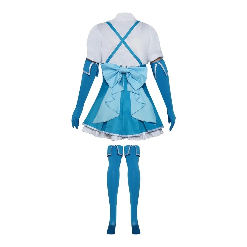 Anime Minakami Sayo Cosplay Traje com Peruca para Mulheres, Trajes de Halloween para Meninas