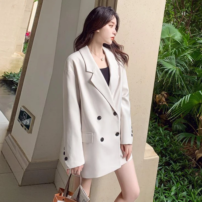 Blazers Women Pure Simple Elegant Autumn Sweet College New Stylish Charming England Style Causal Young Feminino Outwear Basics