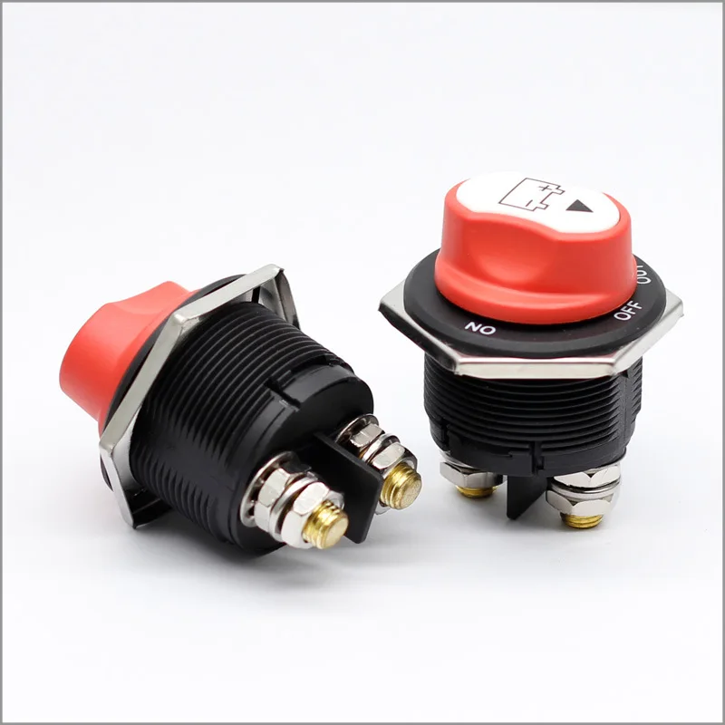 50A 100A 200A 300A Car Rally Battery Switch Disconnecter Power Isolator Cut Off Switch Kit For Truck Car Motorcycle Boat DC 12V