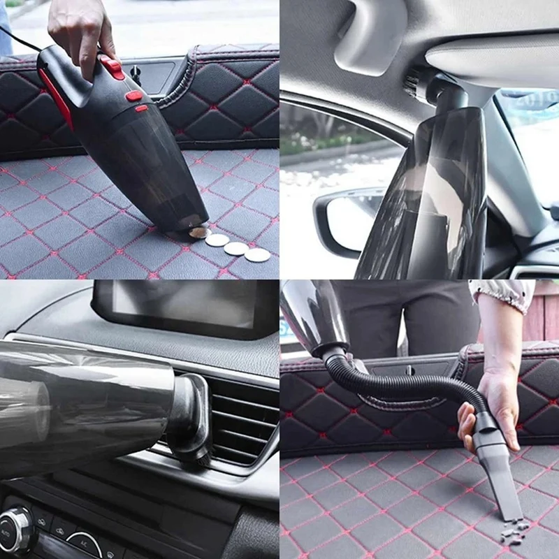 Portable Wireless Car Vacuum Cleaner Handheld Cordless 5000Pa Vaccum Cleaner Car Dual Use Home Appliance Car Products