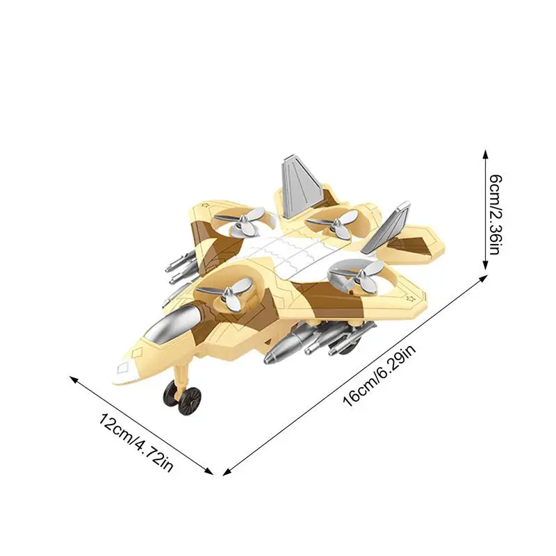 Kampfjets Spielzeug 360 rotierende zurückziehen Spielzeug Flugzeug kleines Flugzeug Spielzeug Flugzeug Flugzeug Modelle flexible Kinder spielen Fahrzeuge für