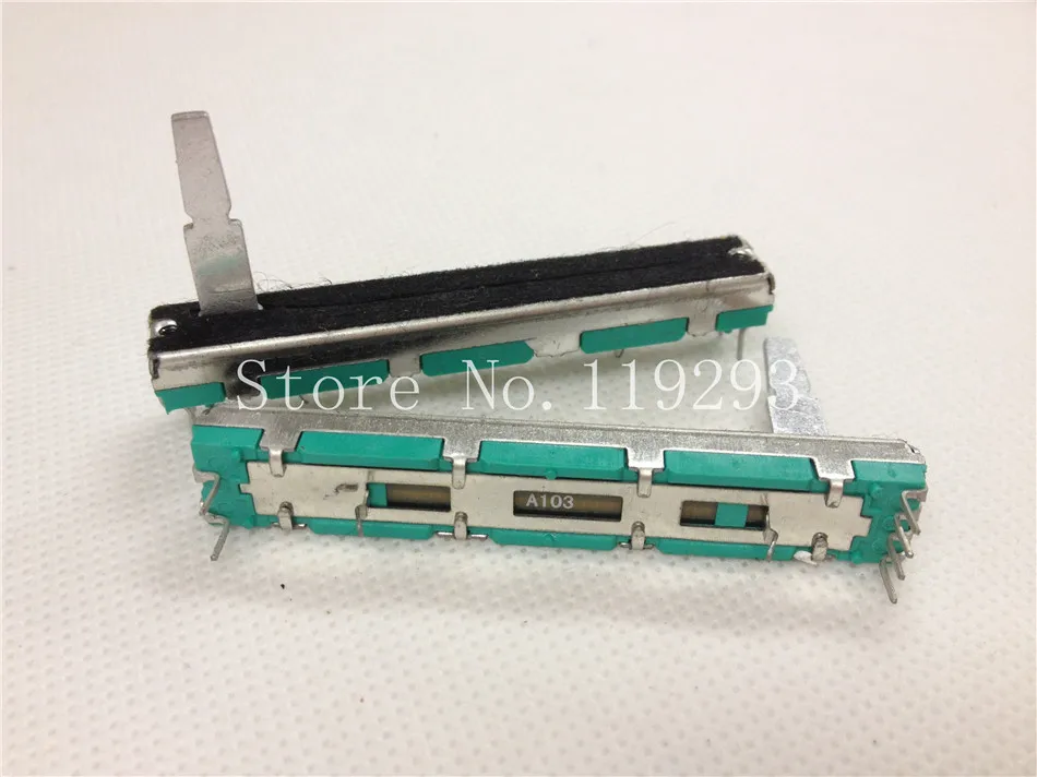 [BELLA] 6 см, 6 см, двойной прямой скользящий потенциометр Behringer 626, специальный DOUBLE A10K A20K A50K, ручка 20 мм-10 шт.