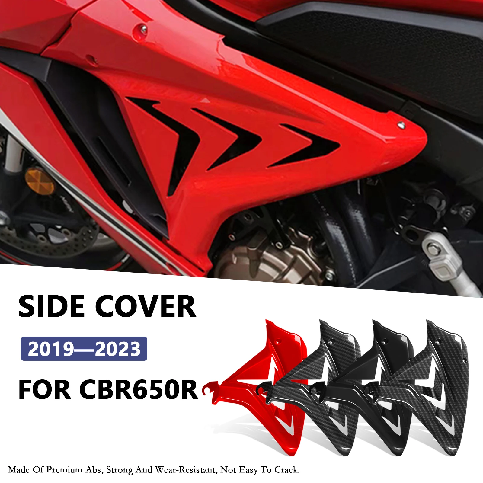 

CBR650R Seat Side Fairing For CBR 650R 650 R 2019-2023 Body Filling Injection Frame Spoilers Side Cowl Cover Panel