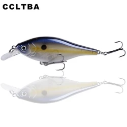 CCLTBA 8cm Hard Shad Fishing Lures Float Sink Hard Bait Minnow Wobble Crankbait Jerkbait Freshwater Lures for Fishing Tackle