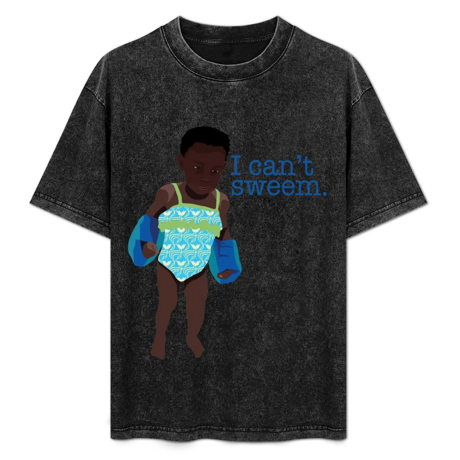 

I Can't Sweem. T-Shirt Christmas Theme Tee Top
