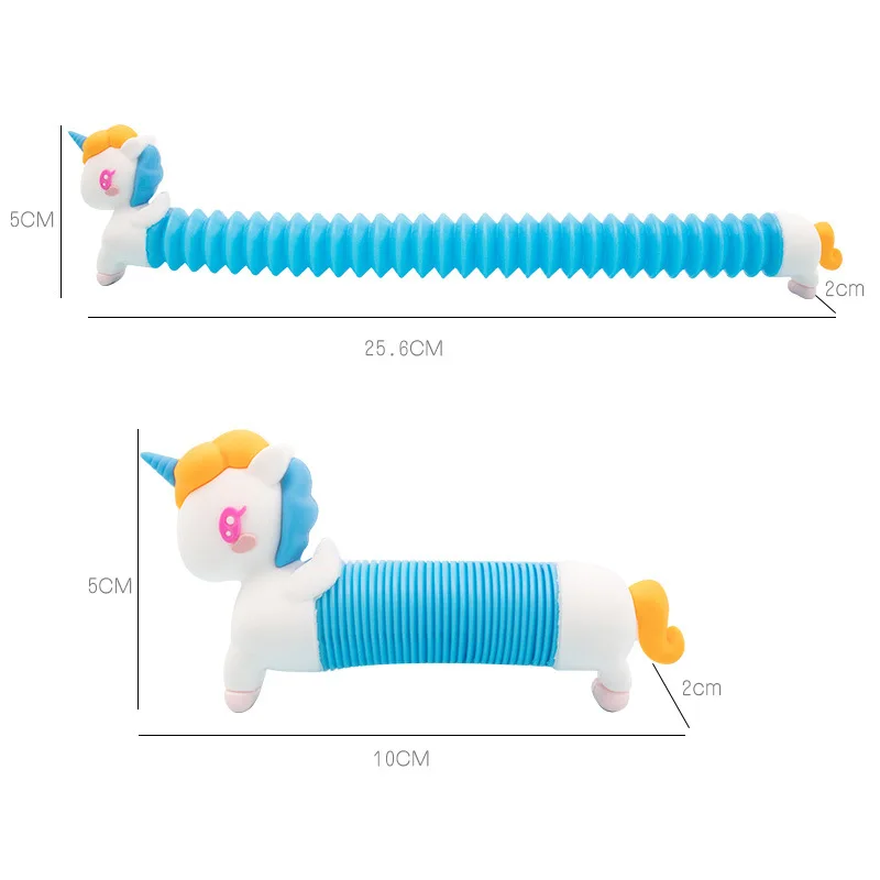 Телескопическая игрушка в виде единорога, универсальная новая детская игрушка