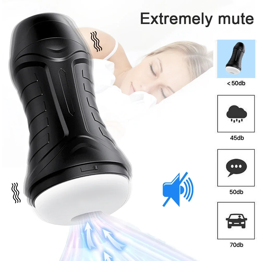 10 Modes Automatic Male Masturbator Vibration Sucking Machine Vacuum Simulation Blowjob Silicone Adult Supplies Sex Toys for Men