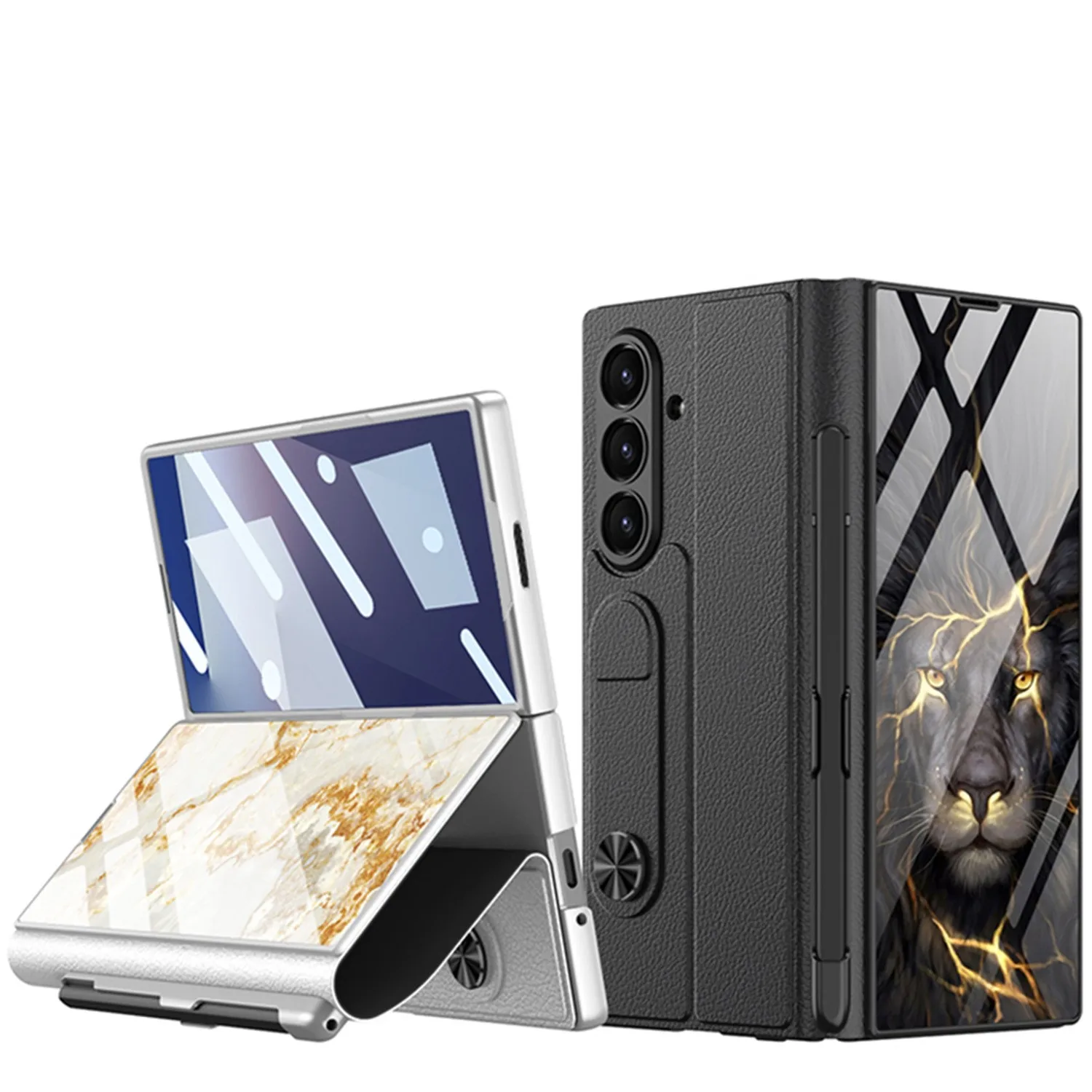 

Phone Cover for Samsung Galaxy Z Fold 7 Case with Screen Protector Pen Slot