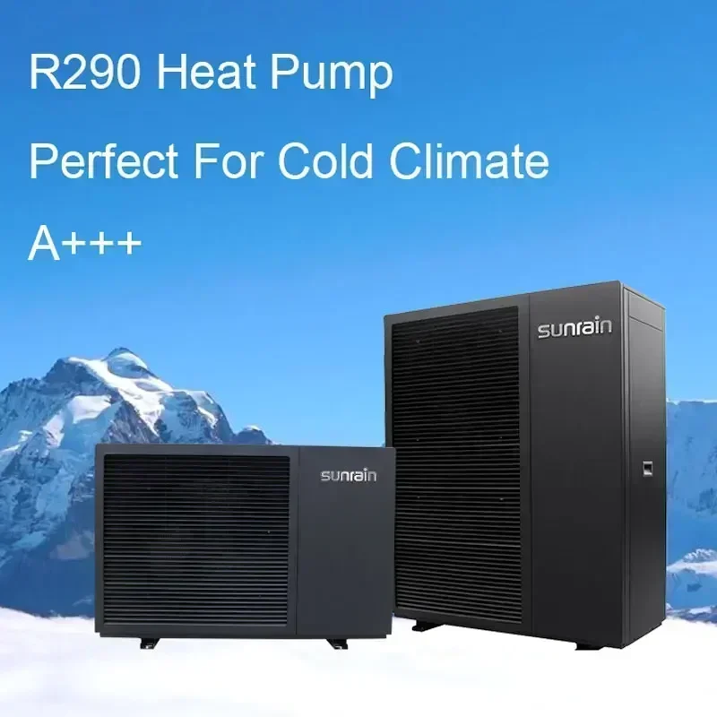 Manufacture Erp A+++ R290 6KW 12KW 18KW EVI DC Inverter Monoblock Air Source Heating and Cooling Air to Water Heat Pump