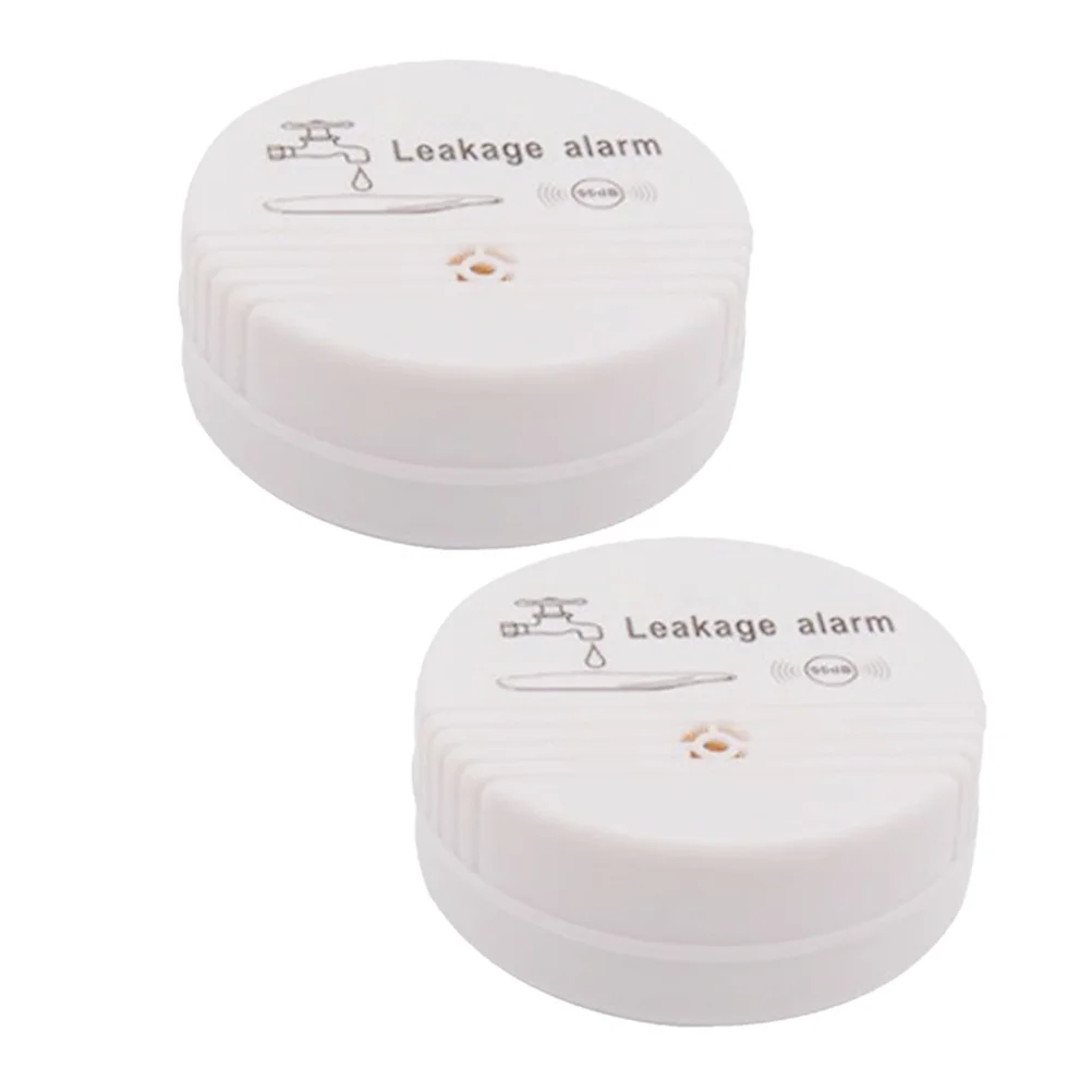 2 قطعة تسرب المياه للمنزل بصوت عال إنذار المطبخ غرفة الغسيل الطابق السفلي حماية الفائض كشف الرطوبة تنبيه