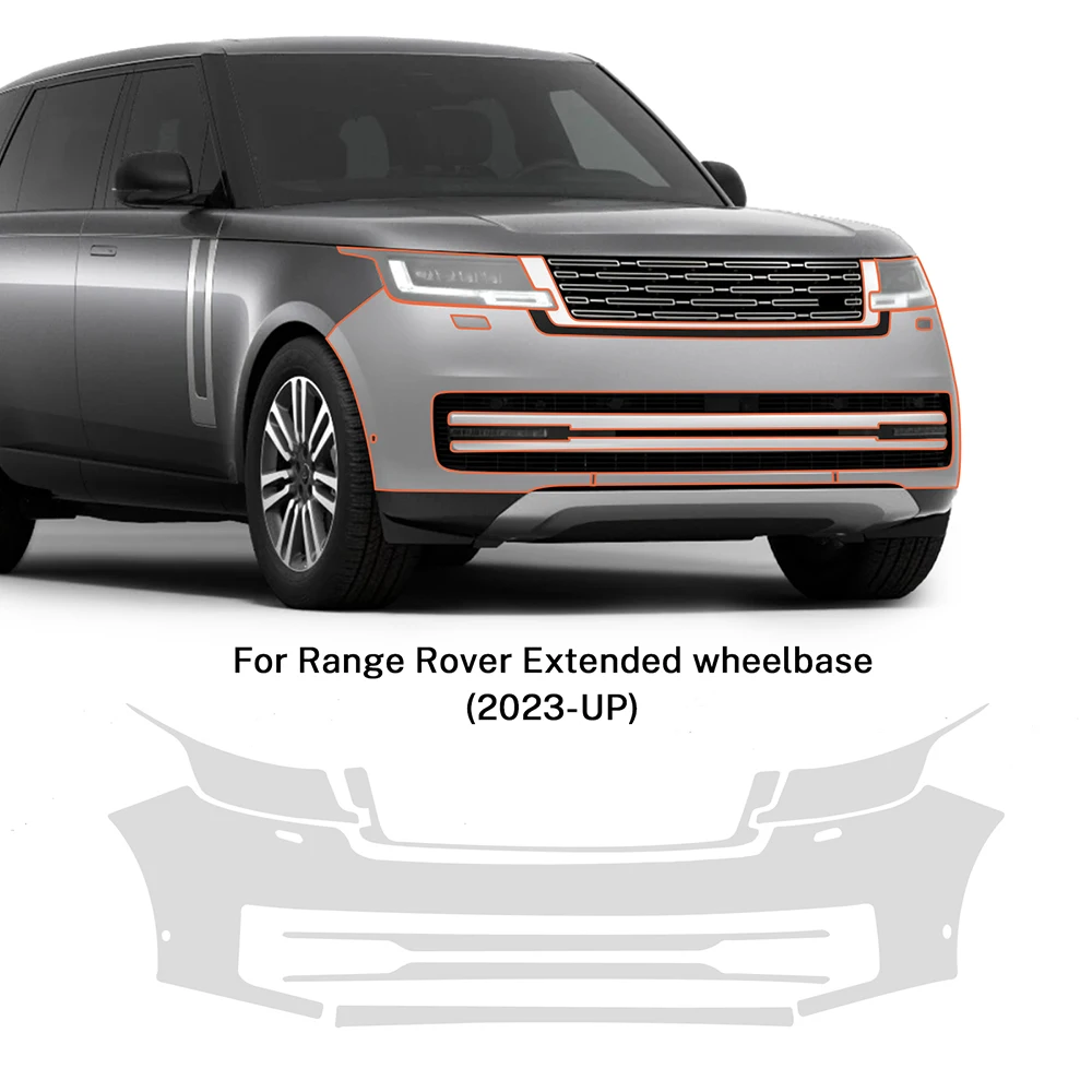 Car Exterior Pre Cut PPF Paint Protection Tpu Transparent Film Anti-Scratch Stickers for Range Rover Extended wheelbase 2023