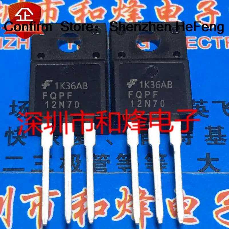 5PCS-10PCS FQPF12N70 M12N70F MOS 12A 700V  Best Quality Transistor  On Stock Quiky Shipping