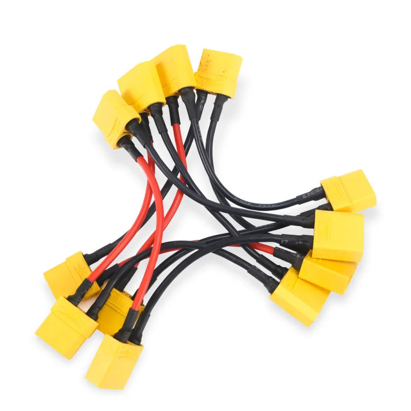 دائم Type1Pcs XT90 موصل قابس ذكر/أنثى 14AWG 10 سنتيمتر سلك السيليكون محول البطارية Y شكل Rc هليكوبتر كابل التوصيل #4