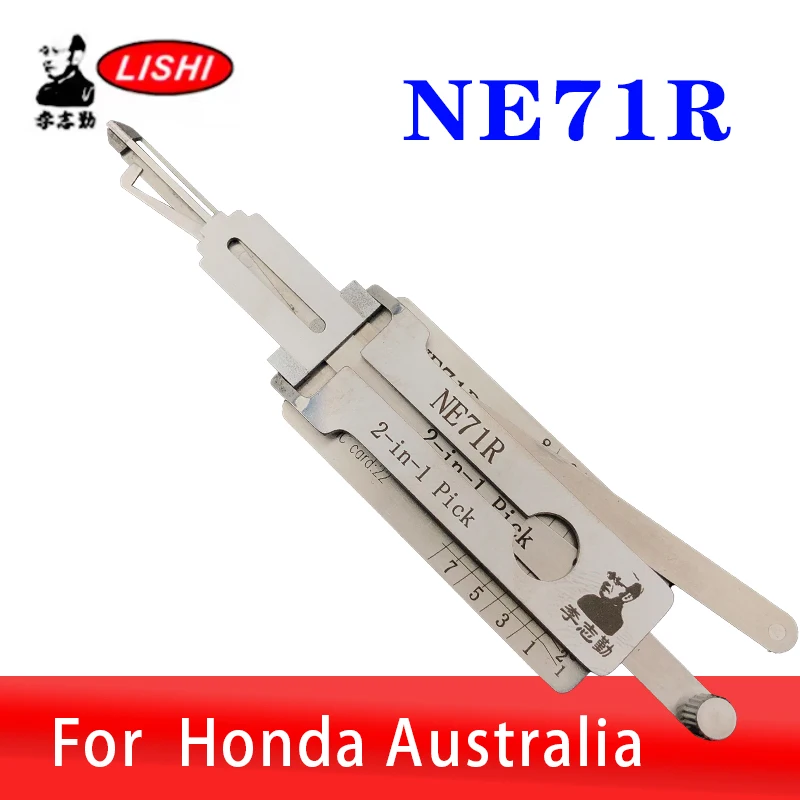 

Original NE71R LISHI 2in1 For HONDA Australia Decoder Car Door Open tool Lock Pcik tool Locksmiths tool