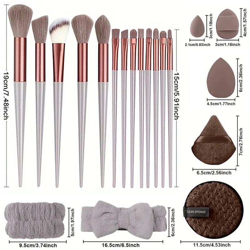 Professional Makeup Brush Set 8-33Pcs Soft Makeup Brushes Kit Cosmetic Foundation Powder Eyeshadow Kabuki Blending Beauty Tool