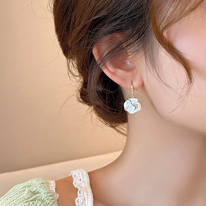 Earrings for Women Flower Vintage Jewelry Earrings Women's Ear Ornaments Party Banquet Clothing Accessories Jewelry Lady Gift