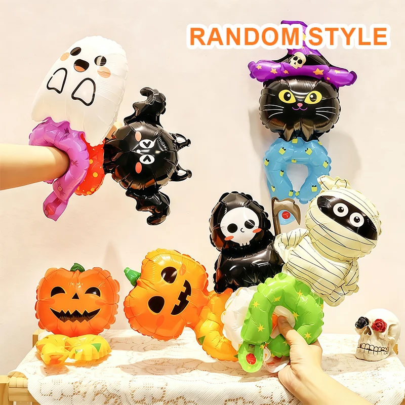 20 Halloween-Armbandballons, Ballons, Halloween-Ballons, Geburtstagsparty-Dekorationen, Partyballons, Hochzeitsrequisiten, Partygeschenke, perfekt für Geburtstagsfeiern, Halloween-Partys, im lässigen