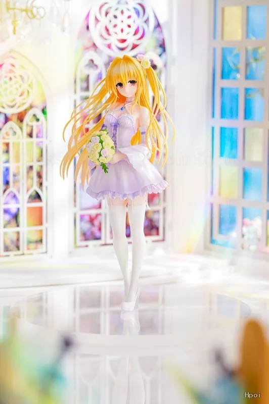 【Originale】KADOKAWA CAworks To Love-Ru Darkness Golden Darkness Abito da sposa Figure in scala 1/7 Modelli da collezione Giocattoli anime