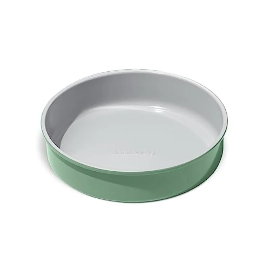 

Non-Stick Ceramic " - Naturally Slick Ceramic Coatg - Non-Toxic PTFE and PFOA Free - Perfect for Birthday Cakes Tartes and More