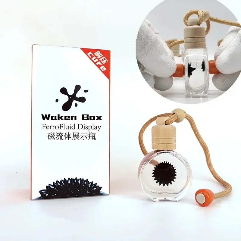 Fidget Black Tech Magnetic Ferrofluid Pendant Liquid Toy Stress Relief Desktop Ornament Student Birthday Party Reward Gift
