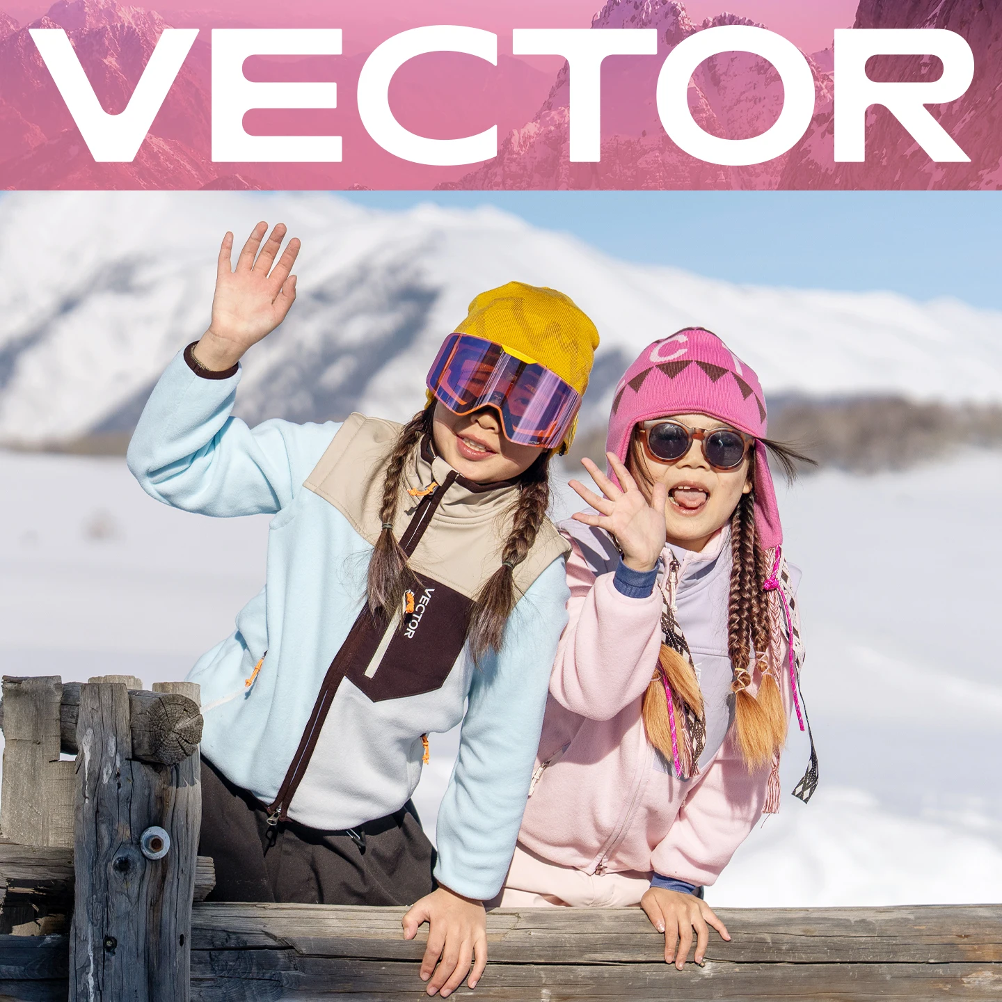 VECTOR Fleece Jacket with Detachable Sleeves for Windproof Warm Anti-static Outdoor Sports Skiing Hiking Daily Wear Snowboard