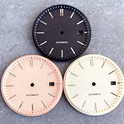 Simple Luxury New Mod 33.5mm Black Beige Salmon Watch Dial Face For Dress GS Watch NH35 NH36 Automatic Movement GS Diver Watch