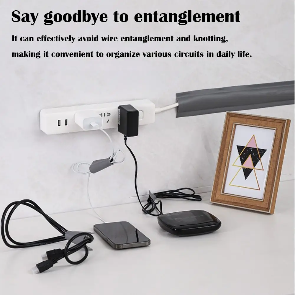 NEUE Lackierbare Kabel Concealer DIY Dekoration Selbstklebende TV Kabel Hider Form beweis Wasserdichte Draht Abdeckung Home Office