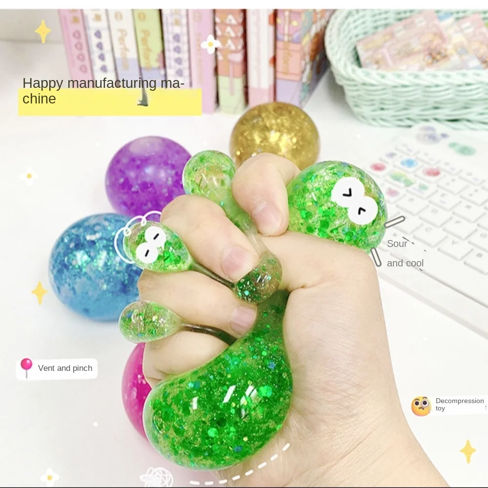 

Eco-friendly Maltose Steamed Bun Toy Funny Toys Soft Reduce Anxiety Maltose Syrup Ball Stretched TPR Vent Ball Kids Gift