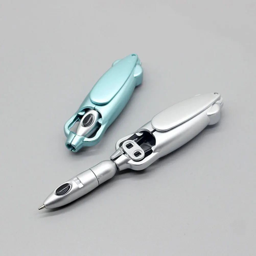 

5 Pcs Transform Frog Ballpoint Pen Animal Writing Pens Fashionable Novelty Abs Deformation