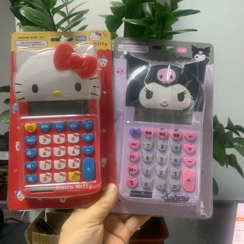 

New Sanrio Hello Kitty Kuromi My Melody Cinnamoroll Kawaii Anime Cartoon Computer Solar Energy Silent Multifunctional Fashion