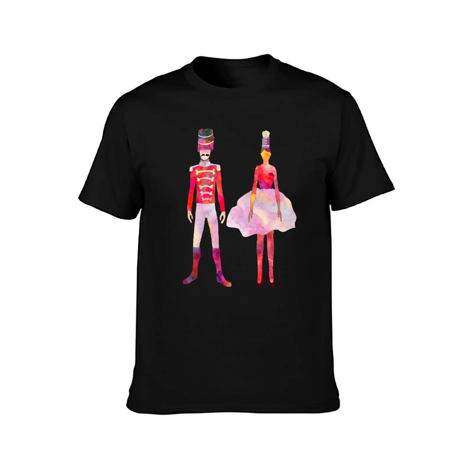 Nutcracker Ballet T-Shirt, Summer Casual Cotton Tee, Oversized Streetwear Tops, Vintage Graphic Print, Loose Fit Short Sleeve