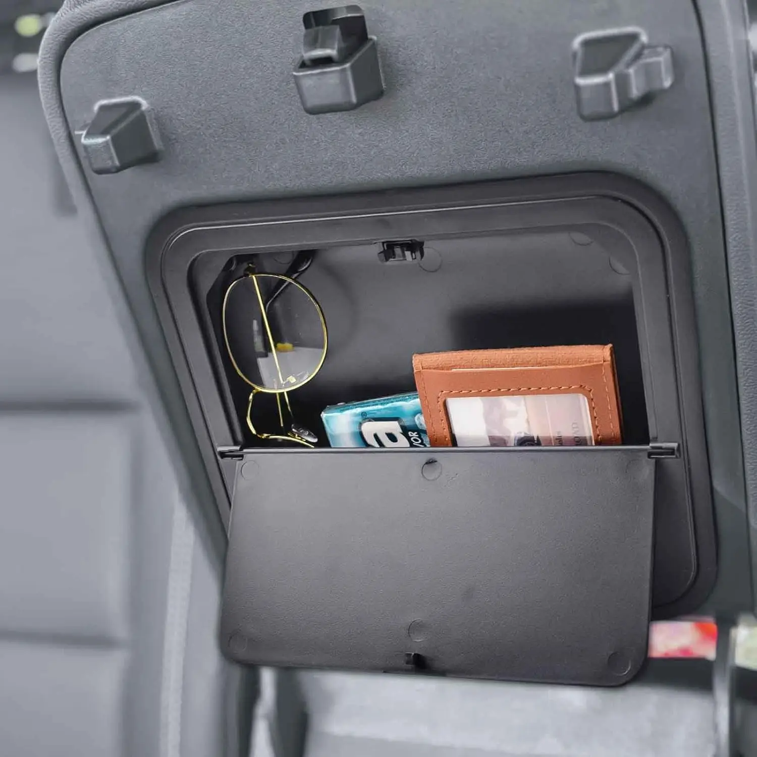 

TACOBRO Center Console Hidden Storage Tray For Chevy Traverse 2024 2025 Accessories, Armrest Tray for Traverse Console Dividers